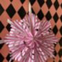 Pink And White Stripy Paper Fan Decoration Kit, thumbnail 3 of 6
