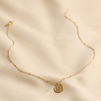 Talisman Pendant Chain Necklace In Gold Plating, 3 of 7