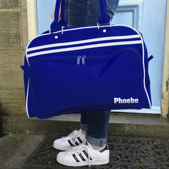 Personalised Weekend Retro Style Bag, 3 of 5