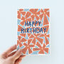 Floral Happy Birthday Card, thumbnail 1 of 3