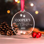 Puppy's First Christmas Personalised Dog Decoration, thumbnail 10 of 11