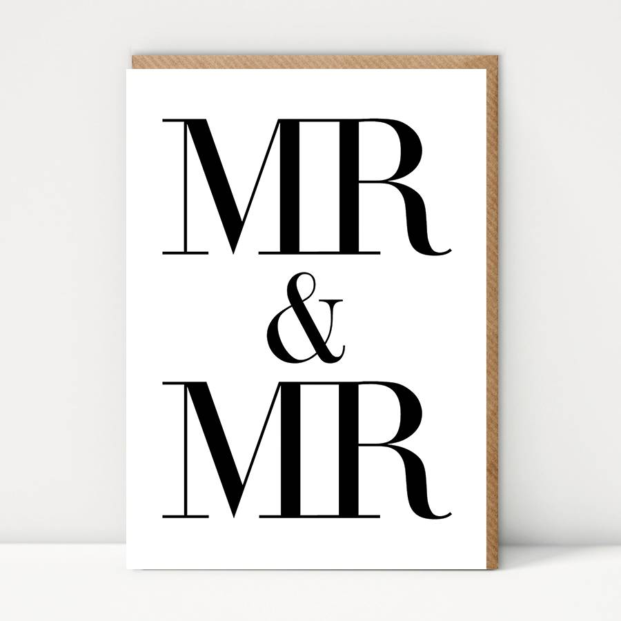 mr and mr celebration card by bigjon