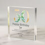 Personalised 50th Birthday Friend Acrylic Block Gift, thumbnail 1 of 2