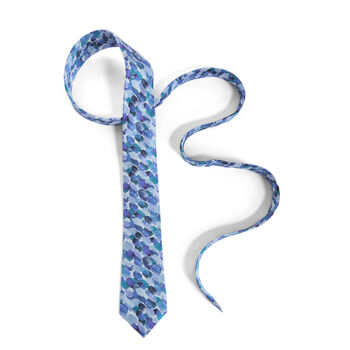 Blue Skies Silk Tie And Silk Pocket Square, 2 of 5