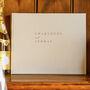 Large Personalised Wedding Guest Book Bound In A Luxurious Bookcloth, thumbnail 3 of 10