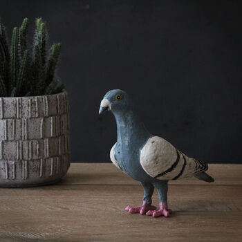 Cast Iron Standing Pigeon Ornament, 4 of 4