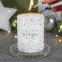 First Christmas As Mr And Mrs Snowflake Candle, thumbnail 6 of 8