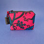 Mini Zip Pouch Coin Purse | Omolara Print, thumbnail 4 of 7