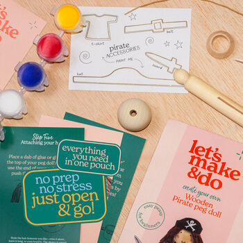 Make Your Own Pirate And Pirate Ship Creative Craft Set, 3 of 12