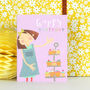 Mini Glittery Bake Off Birthday Card, thumbnail 1 of 4