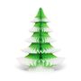 Christmas Snow Tip Tree Paper Decoration 25cm, thumbnail 8 of 9