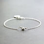 Personalised Petite Knot Delicate Bracelet, thumbnail 2 of 11