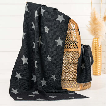 Reversible Ribbed Star Scarf, 3 of 5