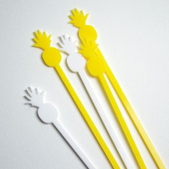 Set Of Pineapple Drink Stirrers, 4 of 4
