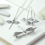 Sterling Silver Dragonfly Necklace, thumbnail 3 of 4