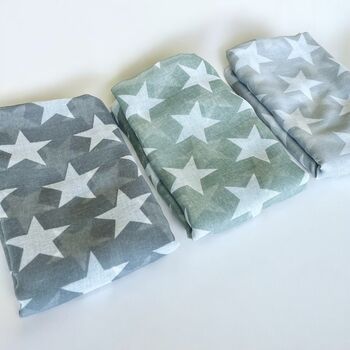 Shining Star Print Scarf, 3 of 6