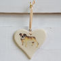 British Bulldog Ceramic Heart, thumbnail 2 of 3