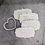 Personalised Plaque Wedding Gift Biscuits, thumbnail 2 of 5