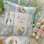 Beatrix Potter Patchwork Floral Name Cushion, thumbnail 6 of 8