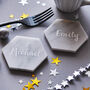 Personalised Couples Marble Coaster Set, thumbnail 1 of 1
