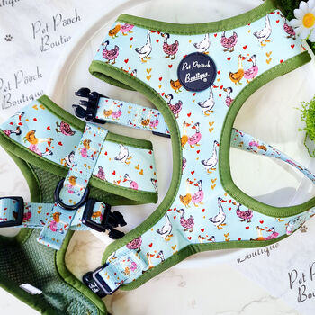 Countryside Ducks Dog Harness With Optional Set, 5 of 12