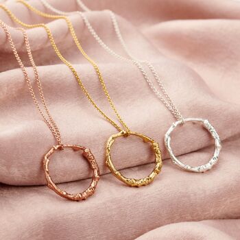 Family Tree Hoop Necklace, 2 of 9