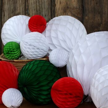 White Paper Ball Decorations Christmas And Wedding, 3 of 6