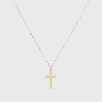 Arundel 9ct Gold Cross Pendant Necklace, 3 of 4
