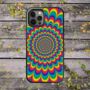 Psychedelic Trippy iPhone Case, thumbnail 4 of 5