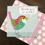 Birdie Thank You Card, thumbnail 1 of 5