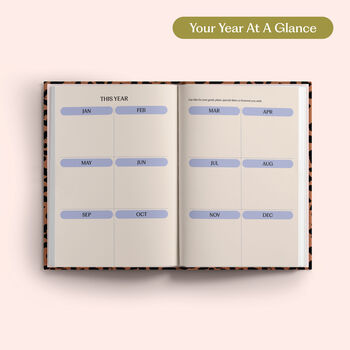 2027 Diary | A5 Hardcover Week To View | Leopard, 7 of 8