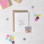 Personalised Will You Be My Bridesmaid Confetti Card, thumbnail 1 of 4