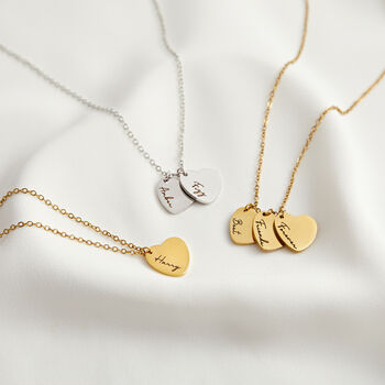 Personalised Heart Pendant Necklace, 4 of 10