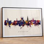 Winchester Skyline Cityscape Art Print, thumbnail 6 of 12