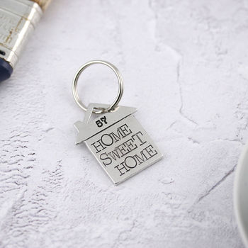 Personalised First Home Housewarming Gift Keyring, 10 of 11