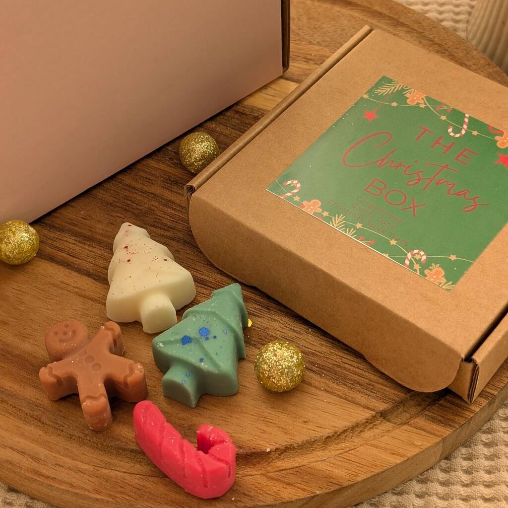 Christmas Wax Melts Selection Box Home Decor, 1 of 10