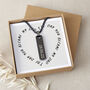 Special Date Personalised Pendant For Dad, thumbnail 3 of 10