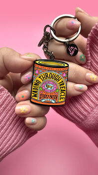 Wading Through Treacle Keychain Bakers Gift, 5 of 10