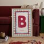 Custom Initial And Name | Wall Print, thumbnail 1 of 3