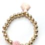 Gina Personalised Pearl Charm Bracelet, thumbnail 2 of 10