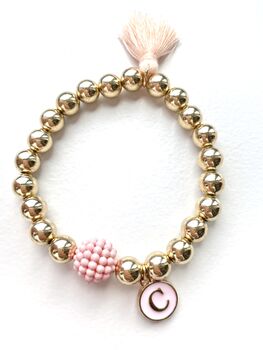 Gina Personalised Pearl Charm Bracelet, 2 of 10