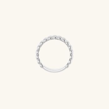 Bold Ribbed Ring Silver, 2 of 4