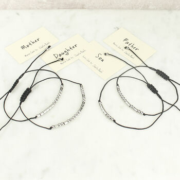 Family Morse Code Bracelets, Mix And Match, 5 of 9