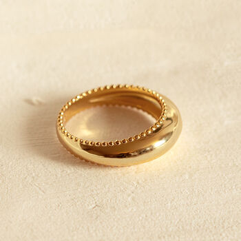 Chunky Statement Dome Ring Minimalist Jewellery, 6 of 7