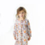 Girls Forest Friends Cotton Long Sleeved Nightie, thumbnail 3 of 5