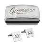 Personalised Groomsman Wedding Cufflinks And Box Set, thumbnail 3 of 3