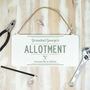 Personalised Hanging Metal Shed Sign, thumbnail 4 of 8