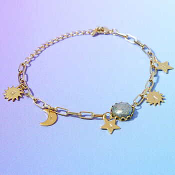 Ad Astra Personalised Planet Charm Bracelet, 4 of 8