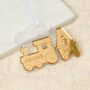 Personalised Train First Christmas Hanging Decoration, thumbnail 2 of 2