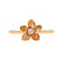Diamond Cherry Blossom Ring Silver/Gold/Rose Gold, thumbnail 5 of 8